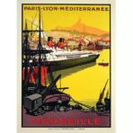 poster marseille vintage 1