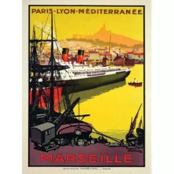 poster marseille vintage 1