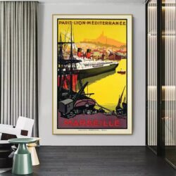 poster marseille vintage 1