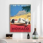 poster monaco grand prix 1