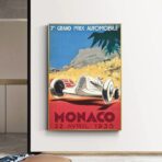 poster monaco grand prix 1