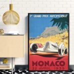 poster monaco grand prix 1