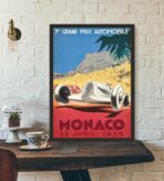 poster monaco grand prix 1