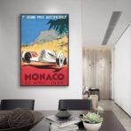 poster monaco grand prix 1