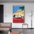 poster monaco grand prix 1