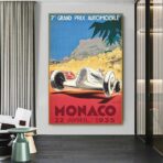 poster monaco grand prix 1