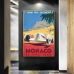 poster monaco grand prix 1
