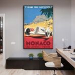 poster monaco grand prix 1