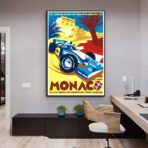 poster monaco vintage 1