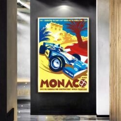 poster monaco vintage 1