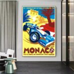 poster monaco vintage 1