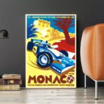 poster monaco vintage 1