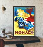 poster monaco vintage 1