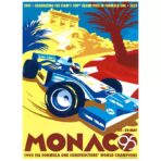 poster monaco vintage 1