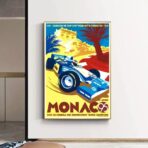 poster monaco vintage 1