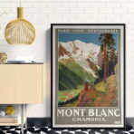 vintage mont blanc poster 2