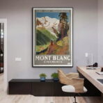 vintage mont blanc poster 2