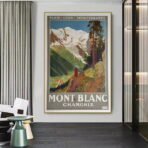 vintage mont blanc poster 2