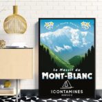 poster mont blanc 1