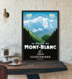 poster mont blanc 1