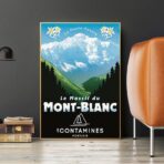 poster mont blanc 1