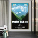 poster mont blanc 1