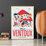 poster mont ventoux vintage 1