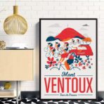 poster mont ventoux vintage 1