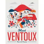 poster mont ventoux vintage 1