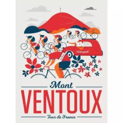 poster mont ventoux vintage 1