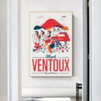 poster mont ventoux vintage 1