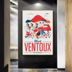 poster mont ventoux vintage 1