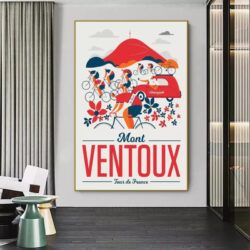 poster mont ventoux vintage 1