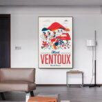 poster mont ventoux vintage 1