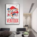 poster mont ventoux vintage 1