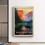 vintage bergplakat