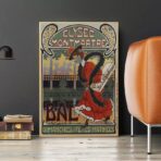 poster montmartre vintage 1