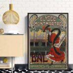 poster montmartre vintage 1
