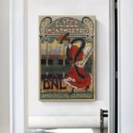 poster montmartre vintage 1