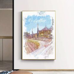 poster montpellier vintage 1