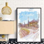 poster montpellier vintage 1