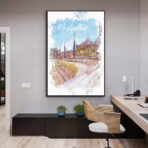 poster montpellier vintage 1
