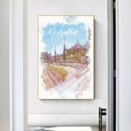 poster montpellier vintage 1