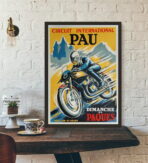 vintage motorrad poster 1