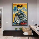 vintage motorrad poster 1