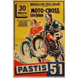 vintage motorrad poster