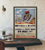 vintage motocross poster 1