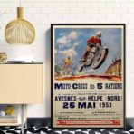 vintage motocross poster 1