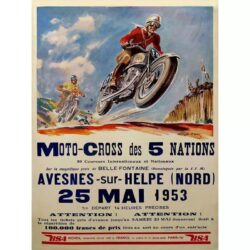 vintage motocross poster 1