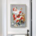 vintage weihnachtsplakat